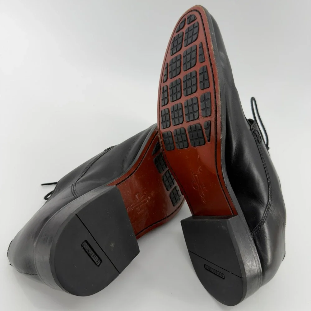 Cole Haan Mens Black Leather Split Toe Derby‎ Dress Shoes Size 12 M - Picture 6 of 6